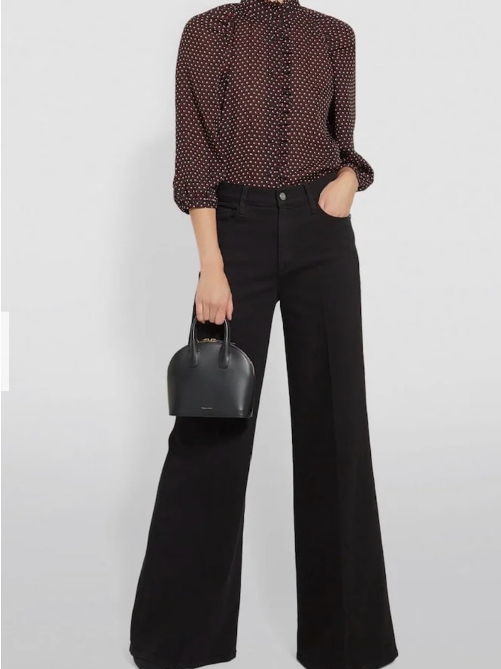 Frame Le Palazzo Women’s Jeans in Black
